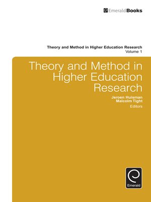 cover image of Theory and Method in Higher Education Research, Volume 1